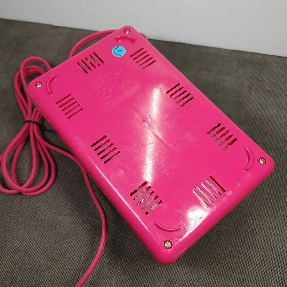 VTG CONAIR HOT ROLLERS HIGH ENERGY w/ Clips HOT PINK Beauty Pageant Model 401